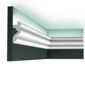 C324 AUTOIRE corniche pour éclairage indirect Orac Decor - 8,3x3,4x200cm (h x p x L) - Pack 2 pièces