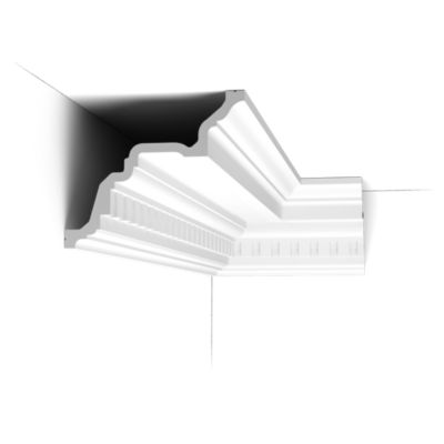 C422 Corniche plafond polyuréthane Orac Decor Luxxus - 17x19,5x200cm (h x p x L) moulure décorative A l'unité