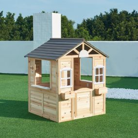 Cabane de jardin Acciano pour enfants 131 x 113 x 97 cm sapin casa.pro