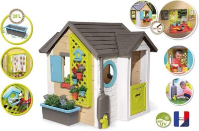 Cabane de Jardin Enfant, Thème Jardinage, 3 Outils de Jardin Inclus