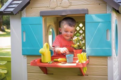 Cabane de Jardin Enfant, Thème Jardinage, 3 Outils de Jardin Inclus