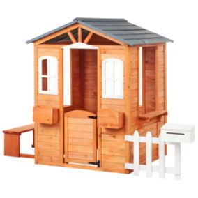Cabane de jardin pour enfants AMPELIKO Bois Marron clair