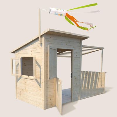 maisonette bois enfant - Agencement de jardin aux meilleurs prix