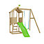 Cabane pour enfant dans les arbres TP Toys avec toboggan, portique et balançoire