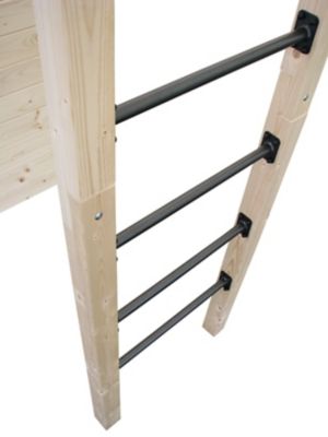 Cabane pour enfant Soulet Cross fit en bois l.131 x H.242 x P.264cm