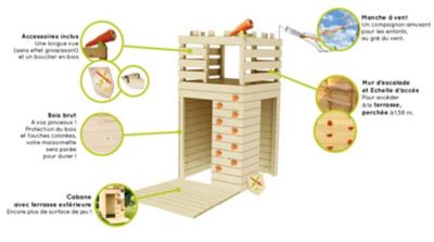 Cabane pour enfant Soulet Knight
