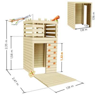 Cabane pour enfant Soulet Knight