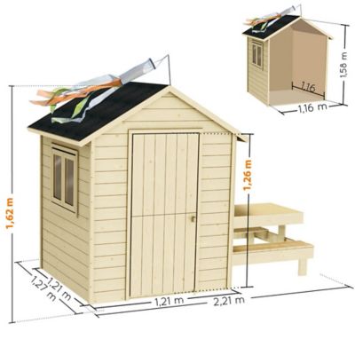 Cabane pour enfant Soulet Tiana en bois