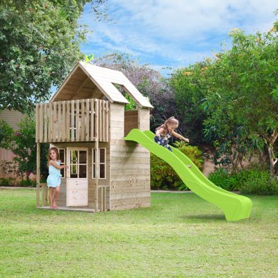 Cabane pour enfant TP Toys Sky avec toboggan Castorama