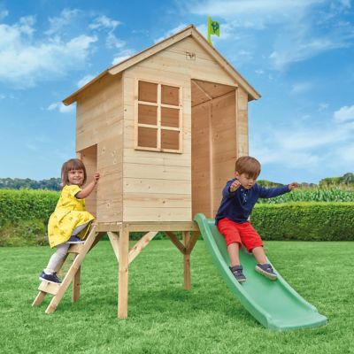 Cabane pour enfant TP Toys Sunnyside tower avec toboggan Castorama
