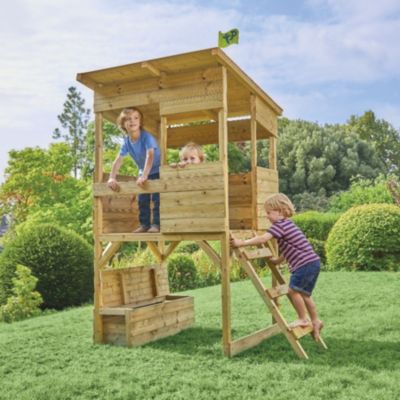 Cabane sur pilotis CIMES en bois  marron