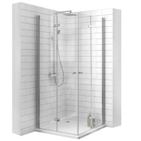 Cabine de douche CALANI Orion chrome 80x80