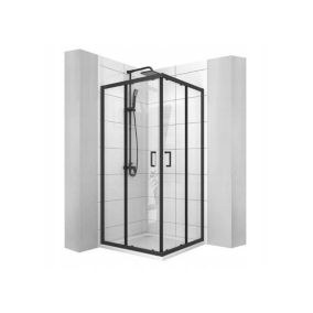 Cabine de douche CALANI Vito black 80x80