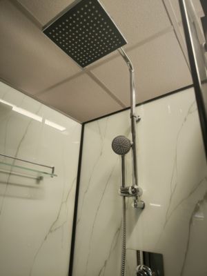 Cabine de douche carrée 90x90 QUADRA Marble
