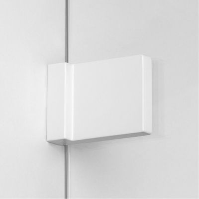 Cabine de douche  gauche 90x90 pivotante SANTORINI WHITE,couleur: blanc, accès de face