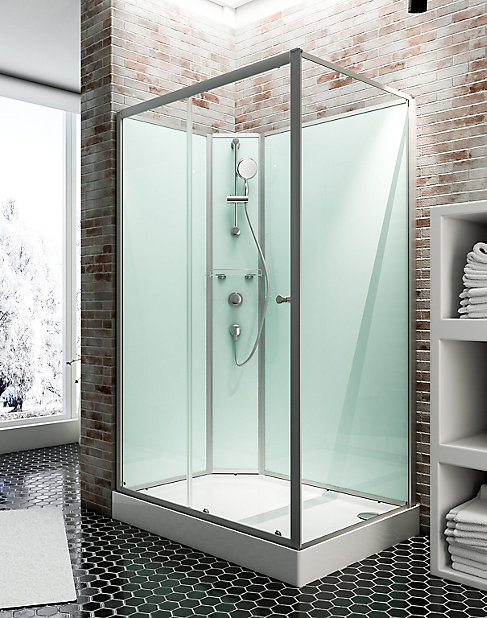 Onzorgvuldigheid brand Ongeschikt Cabine de douche intégrale, Ibiza Schulte, 120 x 80 cm, ouverture gauche |  Castorama
