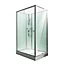 Cabine de douche intégrale, Ibiza Schulte, 120 x 80 cm, ouverture gauche