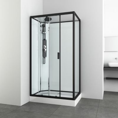 Cabine de douche KINEDA III sans toit 80x120x225 cm montage rapide