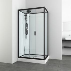 Cabine de douche KINEDA III sans toit 80x120x225 cm montage rapide