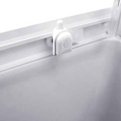 Cabine de douche l.80 x L.80 x H.200 cm – blanche, avec mitigeur et douchette, GoodHome Arkell