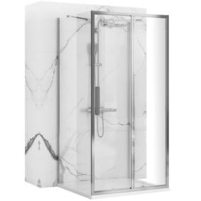 Cabine de douche murale REA Rapid slide chrome 120x90