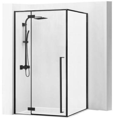Cabine de douche REA Fargo Black 90x120 Black