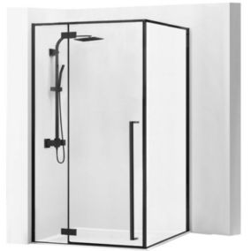 Cabine de douche REA Fargo Black 90x120 Black