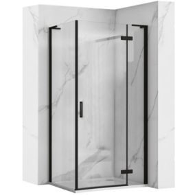 Cabine de douche REA Hugo Black 80x90