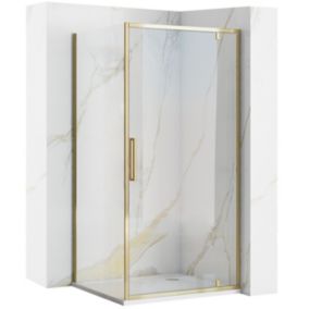 Cabine de douche REA Rapid Swing Gold 100x80