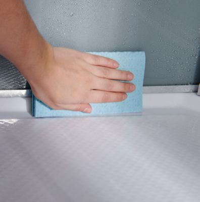 Cabine de douche rectangulaire chromé GoodHome Beloya 80 x 120 cm