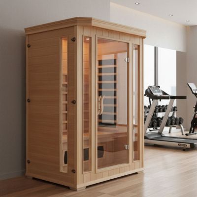 Cabine de sauna luxe infrarouge 2 places NARVIK