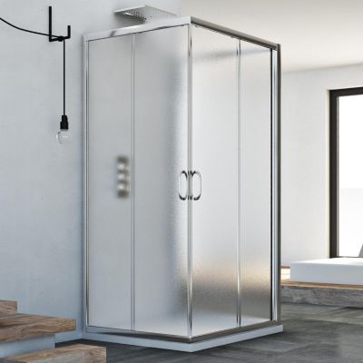 Cabine douche 70x100x70 CM H185 granité C modèle Junior Trio