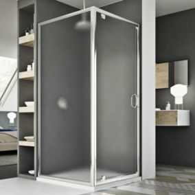 Cabine Douche 70x90 AP. 90 CM H185 granité  modèle Sintesi Duo 1 Portillon