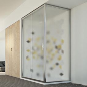 Cabine douche 80x100 CM H198 mod. Young Duo 1 Porte Opaque