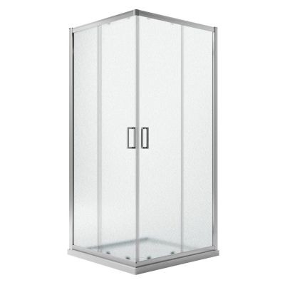 Cabine Douche 80x100 H198 Opaque 6mm mod. Ready