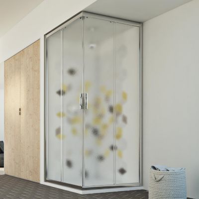 Cabine Douche 80x100 H198 Opaque mod. Evolution