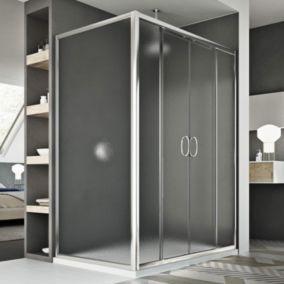 Cabine Douche 80x140 CM H185 granité modèle Replay Duo 2 Portillons