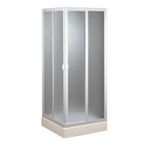 Cabine douche 80x80CM en acrylique mod. Venere avec ouverture centrale