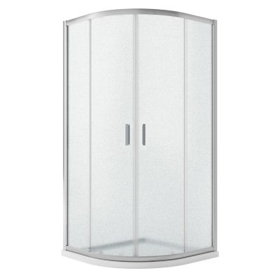 Cabine Douche Demi-Circulaire 80x80 H185 Opaque 6mm mod. Ready