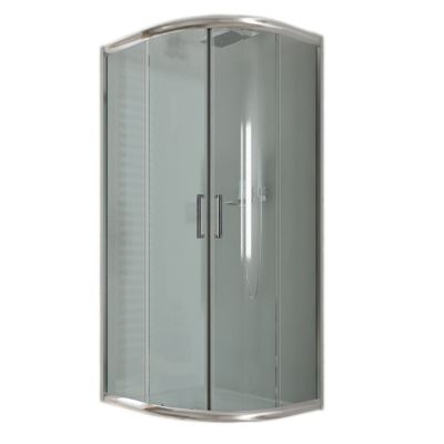 Cabine Douche Demi-Circulaire 90x90 H185 Transparent 6mm mod. Alabama