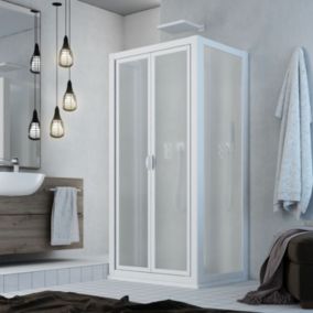 Cabine parois de douche saloon 3 Côtés 70x100x70 CM H 190 en Acrylique mod. Delta Trio