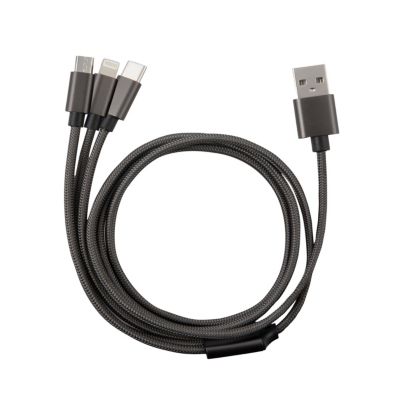 Câble 3 en 1 Lightning/Micro/USB-C GAO