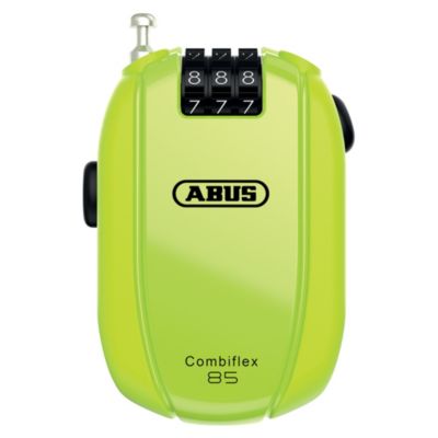 Câble antivol avec combinaison Abus néon jaune 65cm