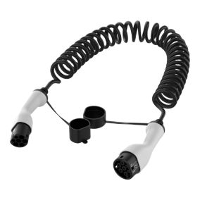 Câble de recharge pour voiture électrique en spirale 7,4KW 5m