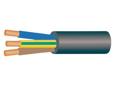 Câble électrique 3x1,5 mm² Nexans vendu au mètre linéaire