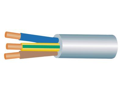Câble électrique Sencys VTM 5G6mm² gris 3m