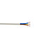 Câble électrique flexible H03VVF 3x0,75 mm² Blanc - 10 m