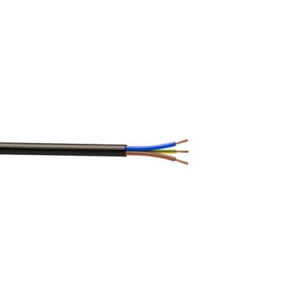 Câble électrique flexible H05VVF 3x1,5 mm² Noir - 50 m