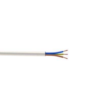 Câble électrique flexible H05VVF 3x2,5 mm² Blanc - 25 m