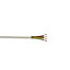 Câble électrique flexible H05VVF 4x1 mm² Blanc, vendu au mètre linéaire